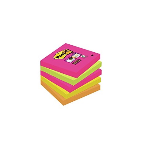 Stick on Sticky Notes, 127mm x 76 mm, (5 x 3 Inch) Multicolor